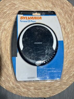 Sylvania Black Personal CD Player - Portable Stereo Playback